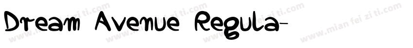 Dream Avenue Regula字体转换